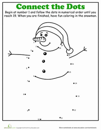 christmas dot to dot printables part 3